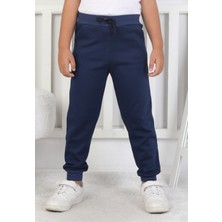 Paku %95 Pamuk Pantolon Görünümlü Lacivert Eşofman Altı 3-8 Arası