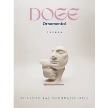 Dasman Doge Menschen Mea-Es Yüzyüze Taş Dekoratif Obje