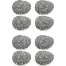 TrentCo 8 Adet Paslanmaz Çelik Tel Bulaşık Teli Poşetli