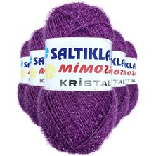 TrentCo 5 Adet Mimoza Kristal Işıltılı Şal Patik Yelek Ipi 86