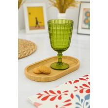 Depa Allegra Koyu Yeşil Kadeh Bardak - 450 ml Tekli Akrilik Malzeme - Cam Değildir Kırılmaya Dayanıklı