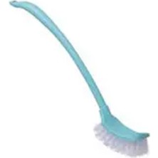 TrentCo Alkaya 396 Uzun Saplı Lavabo Fırçası Mavi Renkli Pratik Temizlik Aracı