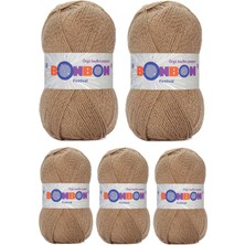 TrentCo 5 Adet Festival Simli Örgü Ipi Yünü Renk NO:672