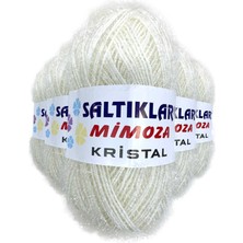 TrentCo 5 Adet Mimoza Kristal Işıltılı Şal Patik Yelek Ipi 64