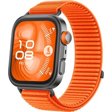 MMP Shop Huawei Watch Fit 3 / Fit 4 / Fit 4 Pro Uyumlu Hasır Örgü Spor Lansman Cırtlı Kordon