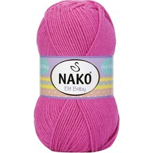 TrentCo 1 Adet Elite Baby El Örgü Ipi Tüylenmeyen Bebek Yünü Çöl Gülü 5278