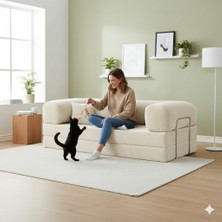 MONAMI Dechome 180 x 90 Midinest Kanepe | Yatakli Koltuğu | Fitilli Kadife Yıkanır | Orginal Sünger|modern Kanepe