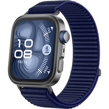 MMP Shop Huawei Watch Fit 3 / Fit 4 / Fit 4 Pro Uyumlu Hasır Örgü Spor Lansman Cırtlı Kordon