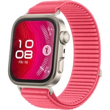 MMP Shop Huawei Watch Fit 3 / Fit 4 / Fit 4 Pro Uyumlu Hasır Örgü Spor Lansman Cırtlı Kordon