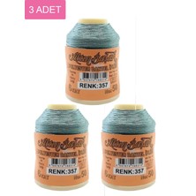 TrentCo 3 Adet Altınbaşak Oya ve Dantel Ipi 20 gr - Royaleks - No: 357