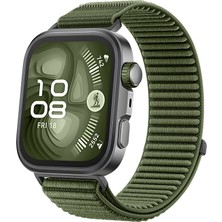 MMP Shop Huawei Watch Fit 3 / Fit 4 / Fit 4 Pro Uyumlu Hasır Örgü Spor Lansman Cırtlı Kordon