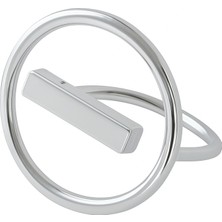 Venüs Design Çelik Circle Yüzük( Ayarlanabilirdir )
