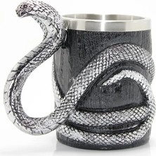 Eco Lounge Paslanmaz Çelik Yılan Tasarımlı Kupa Bardak