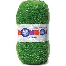 TrentCo 1 Adet Festival Simli Örgü Ipi Yünü Renk NO:235