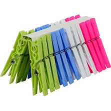 TrentCo Sevde Plastik 24'lü Çamaşır Mandalı ROYALEKS-82626