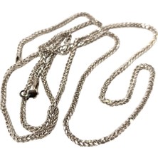 Genel Beyaz 65CM Başak Örgü Zincir Kolye 14 Ayar Altın Hd Videolu