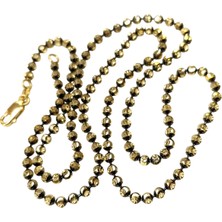 Genel 55CM Özel Dorika Toplu Zincir Kolye 14 Ayar Altın Hd Videolu