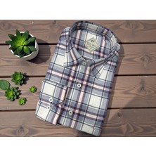 Eren Style Klasik %100 Cotton Pamuklu Uzun Kollu Terletmeyen Ekose Gömlek (Regular Kalıp)