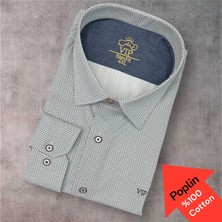 Eren Style Poplin %100 Cotton Pamuklu Uzun Kollu Terletmeyen Gömlek (Slim Fit Kalıp)