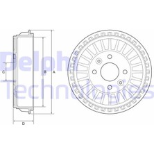 Delphi Delphı BF620 - Fren Kampanası Renault Clıo V 19