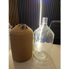 Ahs Tasarım 15 Litrelik Cam Damacana Için Hasır Kılıf