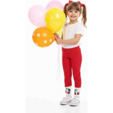 Karınca Kız Çocuk Yazlık Puantiyeli Tayt