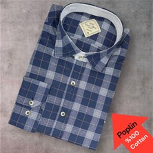 Eren Style Poplin %100 Cotton Pamuklu Uzun Kollu Terletmeyen Gömlek (Slim Fit Kalıp)