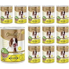 SHC4200 Cuddy Yetişkin Köpek Tavuklu Pate 400 gr x 12 Adet