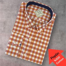 Eren Style Poplin %100 Cotton Pamuklu Uzun Kollu Terletmeyen Gömlek (Slim Fit Kalıp)