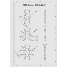 Byr M8,M10,M12 Hexnut Fidget Spinner 3D