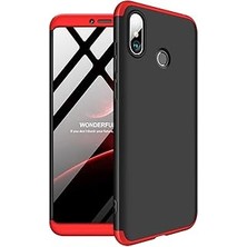 SHC4200 Microsonic Redmi Note 5 Için Kılıf Double Dip 360 Protective Siyah Kırmızı [redmi Note 5