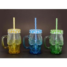 Costurera Tekli Cam Kurukafa Kupa Bardak Pipetli