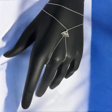 Taş Işlemeli Göz 925 Ayar Gümüş Şahmeran