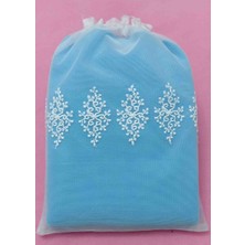 Fnt Düz Sade Desenli Tül Kese 31*40 cm Ebatında 6 Adettir Hediyelik Bohçalık Çeyizlik