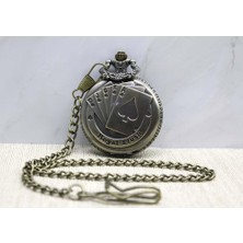 Costurera Oyun Kartı Köstekli Saat