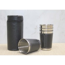 Costurera Derili Kılıflı 4'lü Shot Bardak