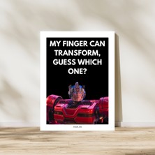 Pixaflair - Transformers One - Finger - Çerçevesiz Film Poster
