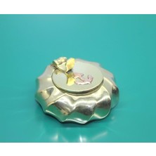 Costurera Pirinç Çapalı Kapaklı Küllük