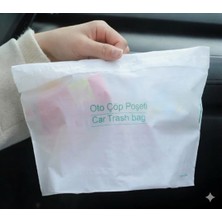 Costurera Pratik Su Geçirmez Oto Araba Çöp Poşeti Yapışkanlı 20 Adet