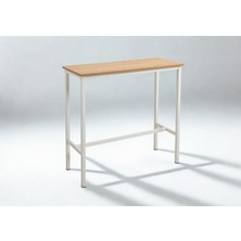 Eşyala. Milano Dikdörtgen Masa Karina BEYAZ(100x40x90 Cm)