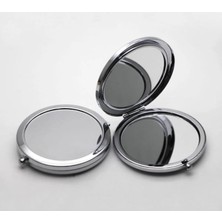 Costurera Metal Gri Cep Aynası 12 Adet