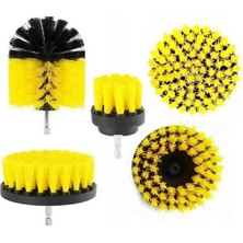 Costurera 3'lü Matkap Ucuna Takılabilen Yıkama Fırçası Seti