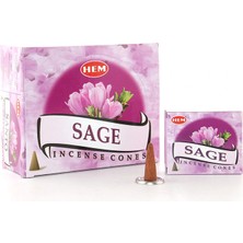 Marsilyan Sage Aromalı Konik Tütsü