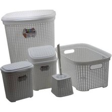 Marsilyan 5 Li Çeyiz Seti Banyo Seti Kutulu ROYALEKS-MRD306-D