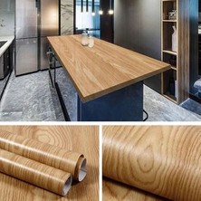 Costurera Ahşap Görünümlü Duvar Kağıdı Kendinden Yapışkanlı 5 Metre