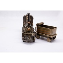 Costurera Dekoratif Metal Lokomotif