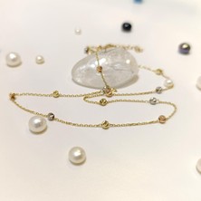 Genel 2.5mm Dorika Toplu Kolye 14 Ayar Altın Hd Videolu