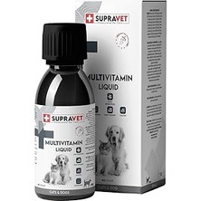 SHC4200 Supravet Kedi Köpek Sağlığı Için Multi Vitamin Sıvı Damla 100 ml