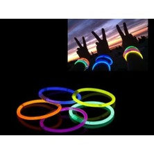 Marsilyan 10 Adet Glow Stick Bracelet Fosforlu Kırılan Çubuk Bileklik