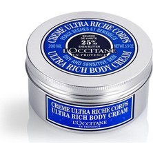 L'Occitane Shea Butter Ultra Rich Body Cream - Shea Intensive Smoothıng Body Cream - 200 ml